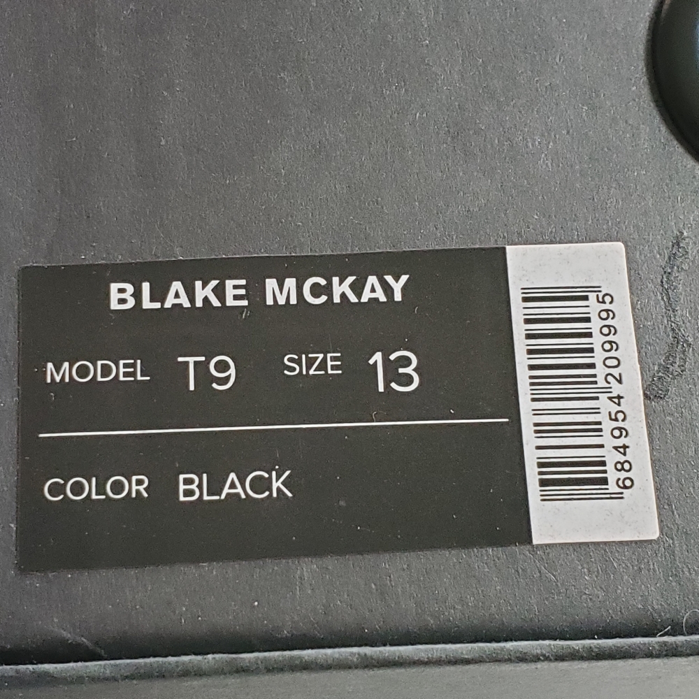 Blake McKay Clark T9 Cap Toe Oxford Black Leather Dress Career Shoe Men Size 13 - Picture 15 of 16